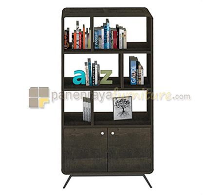 Panen Raya Furniture Lemari Pajangan Expo DC 9011 Old Wood 90x38x180