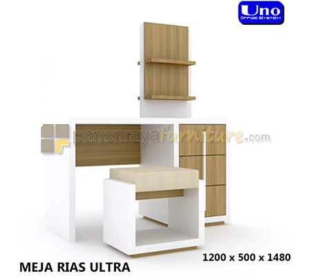 Panen Raya UNO MEJA RIAS ULTRA MAPLE WHITE