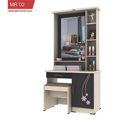 Panen Raya Furniture Meja Rias Romaro MR 02 Ash 80x40x161