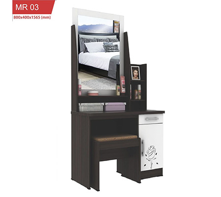 Panen Raya Furniture Meja Rias Romaro MR 03 Walnut 80x40x156