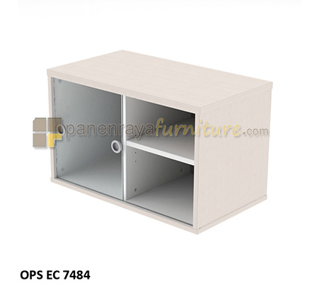 Panen Raya Furniture Lemari Arsip Kantor Kecil Modera OPS EC 7484 Pure Teak 70x40x43