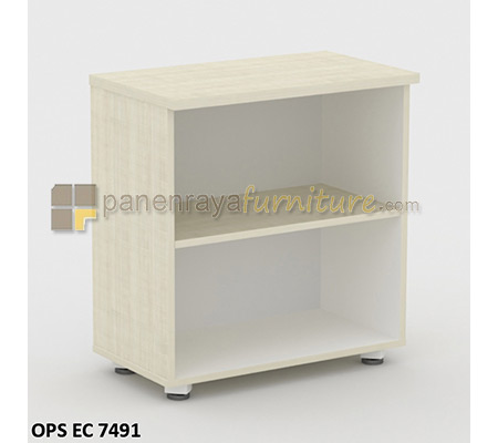 Panen Raya Lemari Arsip Rendah Modera OPS EC 7491 Pure Teak 70x41x75