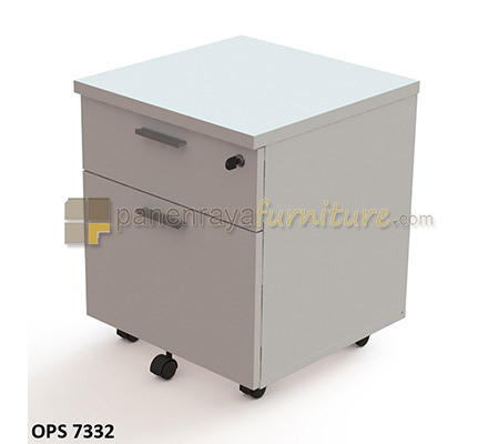 Panen Raya Furniture Laci Dorong Modera OPS 7332 White 48x48x57