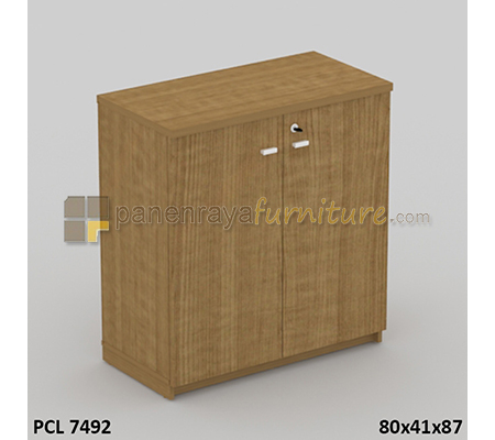 Panen Raya Furniture Lemari Arsip Modera PCL 7492 Classic Walnut 80x41x87