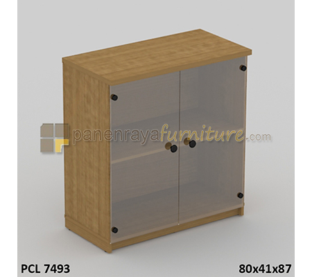 Panen Raya Furniture Lemari Arsip Modera PCL 7493 Classic Walnut 80x41x87