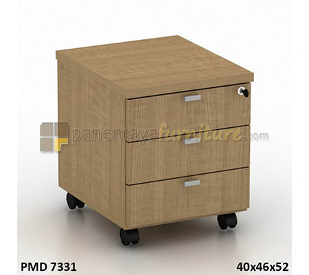Panen Raya Laci Dorong Modera PMD 7331 Classic Walnut 40x46x52