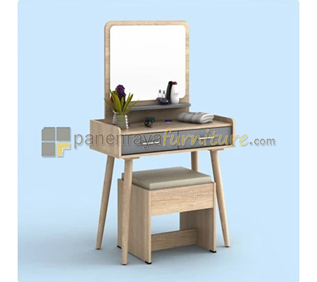 Panen Raya MEJA RIAS MINIMALIS PRODESIGN ELMI DS80 (SONOMA OAK) 80x40