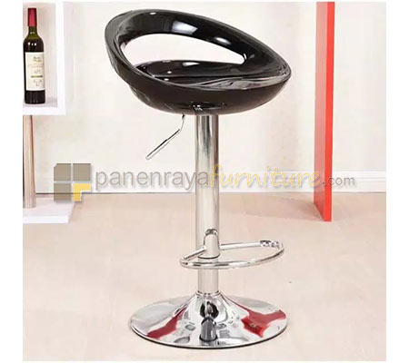 Panen Raya Furniture KURSI BAR TINGGI ZEUS 092 (Hitam)