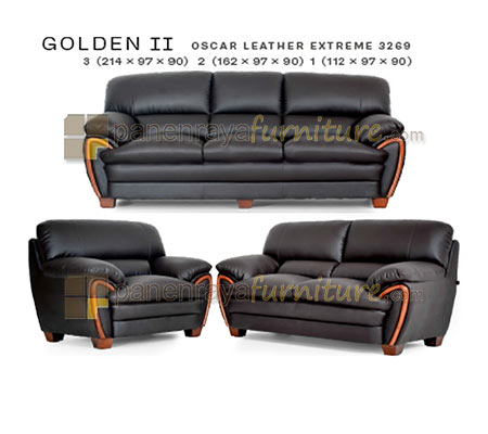 Panen Raya Furniture Morres Sofa 321 Golden II