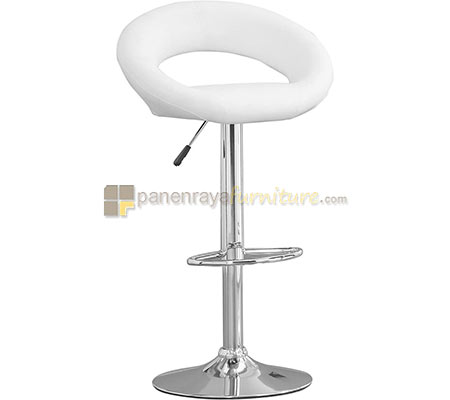 Panen Raya Furniture KURSI BAR TINGGI ZEUS 093 (Putih)
