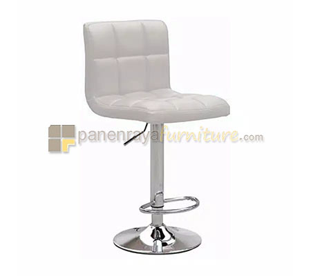 Panen Raya Furniture KURSI BAR TINGGI ZEUS 1063 (PUTIH)
