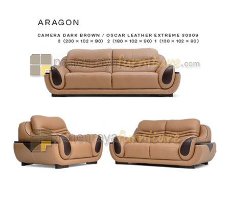 Panen Raya Furniture Morres Sofa 321 Aragon