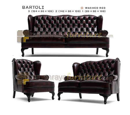 Panen Raya Furniture Morres Sofa 321 Bartoli Wash