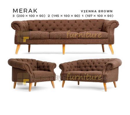 Panen Raya Furniture Morres Sofa 321 Merak