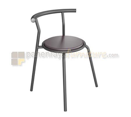 Panen Raya Furniture Kursi Makan Orbitrend Tokyo Black-Maroon