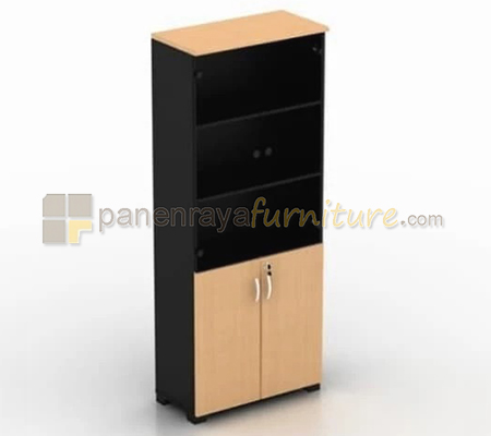 Panen Raya Furniture Lemari Arsip Modera EHC 8423 Beech 80x41x200