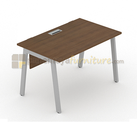 Panen Raya Furniture Meja Kantor UNO UOD 8074N Walnut 140x75x75