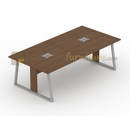 Panen Raya Furniture Meja Meeting Persegi UNO UCT 8772N Walnut 180x90x75