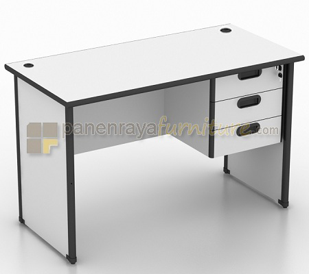 Panen Raya Meja Kantor UNO UOD 1086 Grey 160x74x75 dan Laci Gantung UFD 1183