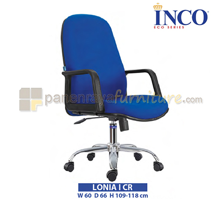 Panen Raya Kursi Kantor Indachi Inco Lonia I CR PU Armrest