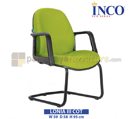 Panen Raya Furniture Kursi Kantor Indachi Inco Lonia III COT PU Armrest