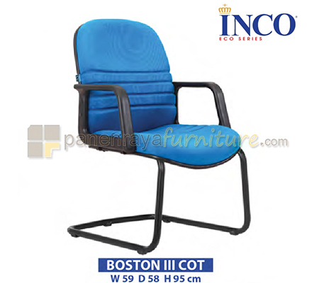 Panen Raya Furniture Kursi Kantor Indachi Inco Boston III COT PU Armrest