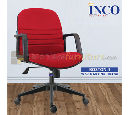 Panen Raya Furniture Kursi Kantor Indachi Inco Boston II PP Armrest