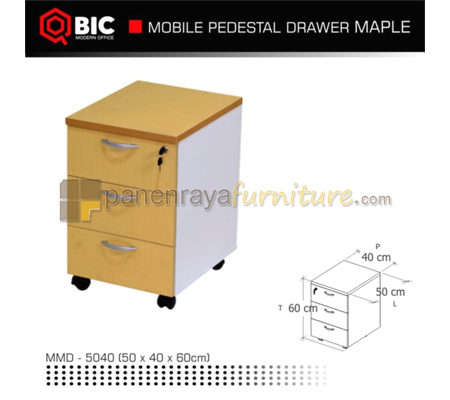 Panen Raya Laci Dorong 3 Susun QBIC MMD 5040 Maple 40x50x60