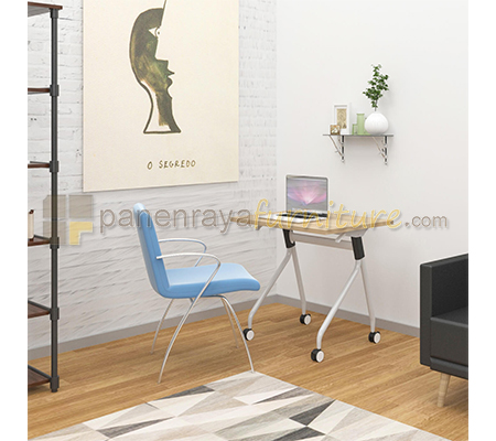 Panen Raya Furniture Meja Lipat Highpoint Siena SZD05O Light Beech 80x60x75