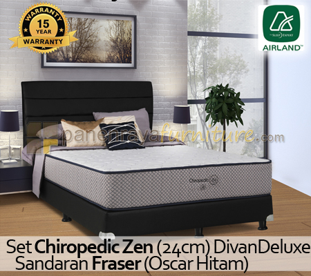 Panen Raya Furniture Airland Chiropedic Zen Full Set