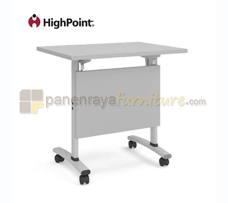 Panen Raya Furniture Meja Lipat Highpoint Siena SQM03G Grey 80x60x75