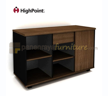 Panen Raya Furniture Meja Kantor HighPoint Classe RDC 10450 Jamaican Walnut 120x50x68