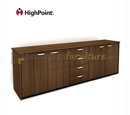 Panen Raya Furniture Credenza 5 Pintu HighPoint Classe STC 19451 Jamaican Walnut 230x47x76
