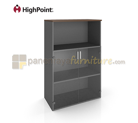Panen Raya Furniture Lemari Arsip HighPoint Five BST 5263 European Walnut 80x39x123