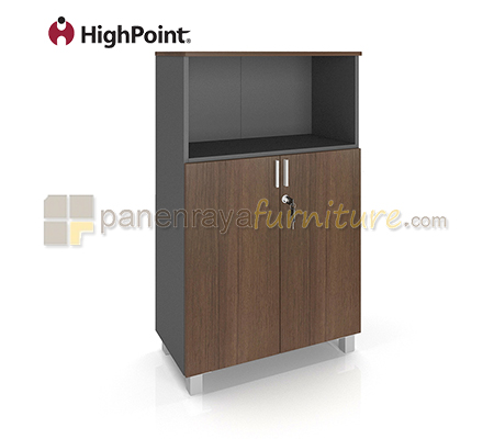 Panen Raya Furniture Lemari Arsip HighPoint Five BST 5561 European Walnut 80x39x132