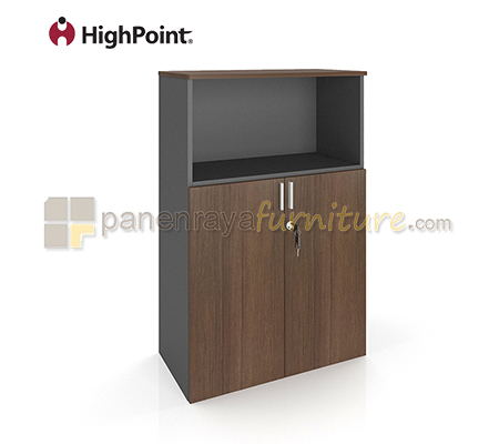 Panen Raya Furniture Lemari Arsip HighPoint Five BST 5261 European Walnut 80x39x123