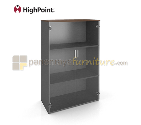Panen Raya Furniture Lemari Arsip HighPoint Five BST 5213A European Walnut 80x39x123