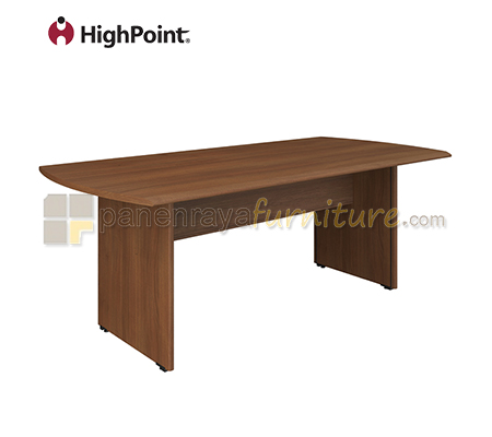 Panen Raya Furniture Meja Meeting Persegi HighPoint Five BCT 5558B European Walnut 240x110x75