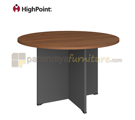 Panen Raya Meja Meeting Bundar HighPoint Five BCT 5D European Walnut D120x75 
