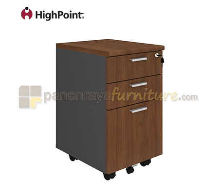 Panen Raya Furniture Laci Dorong HighPoint Five BMB 5157 European Walnut 40x48x57