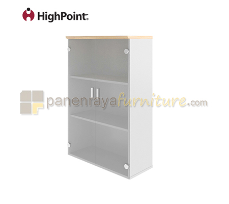 Panen Raya Furniture Lemari Arsip HighPoint Six ST 6212 Cappucinno 80x40x120