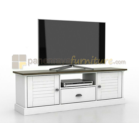 Panen Raya Furniture Meja TV Warren ProDesign White Country Oak 140x35x45