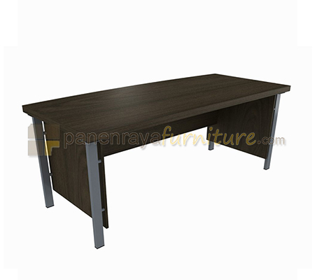 Panen Raya Furniture Meja Kantor Orbitrend OST 1090 Brown 180x80x75