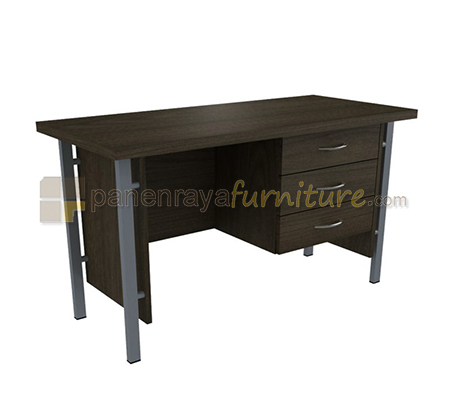 Panen Raya Furniture Meja Kantor Orbitrend OST 1050 Brown 100x45x65