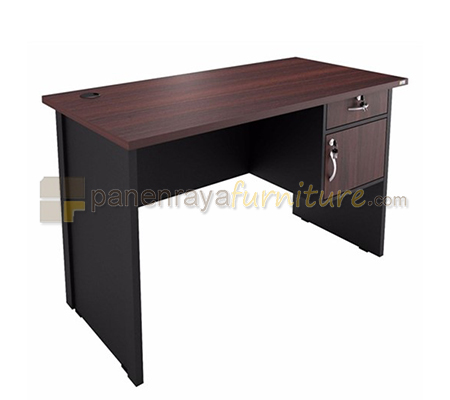 Panen Raya Furniture Meja Kantor Orbitrend NST 1061 Red Mahagany 120x60x75