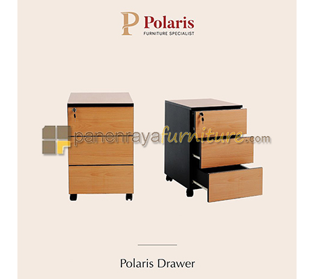 Panen Raya Furniture Laci Dorong 3 Laci Polaris PCD 4040 40x40x56