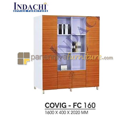 Panen Raya Furniture Lemari Arsip Kantor Indachi COVIG-FC 160 160x40x202