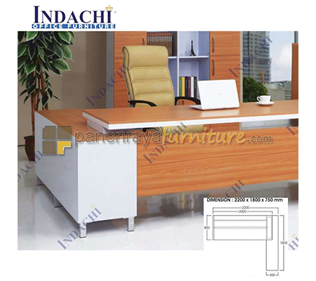 Panen Raya Furniture Meja Kantor Direktur Indachi COVIG-DIR 22 220x180x75