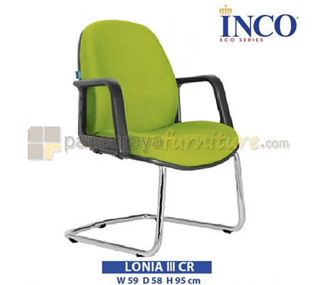 Panen Raya Furniture Kursi Kantor Indachi Inco Lonia III CR PP Armrest