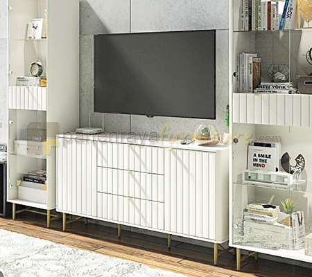 Panen Raya Furniture Sideboard Activ Munich SB 150 White 149x40x79